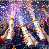 Set of 6 Confetti Celebration Poppers – Twist-to-Pop Party Cannons