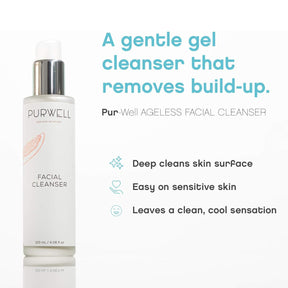 Pur-Well Ageless Facial Cleanser with Grapefruit Oil – Gentle Clean