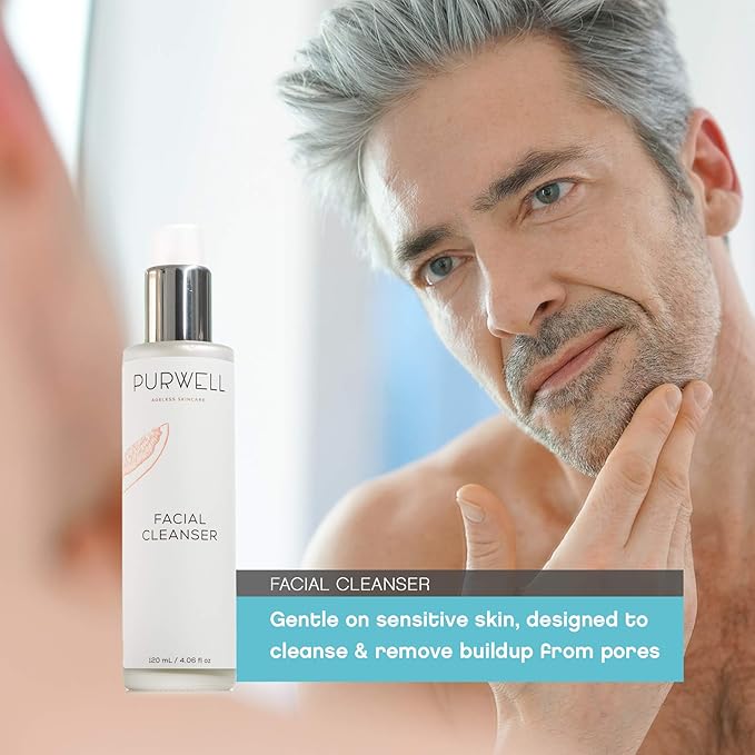 Pur-Well Ageless Facial Cleanser with Grapefruit Oil – Gentle Clean