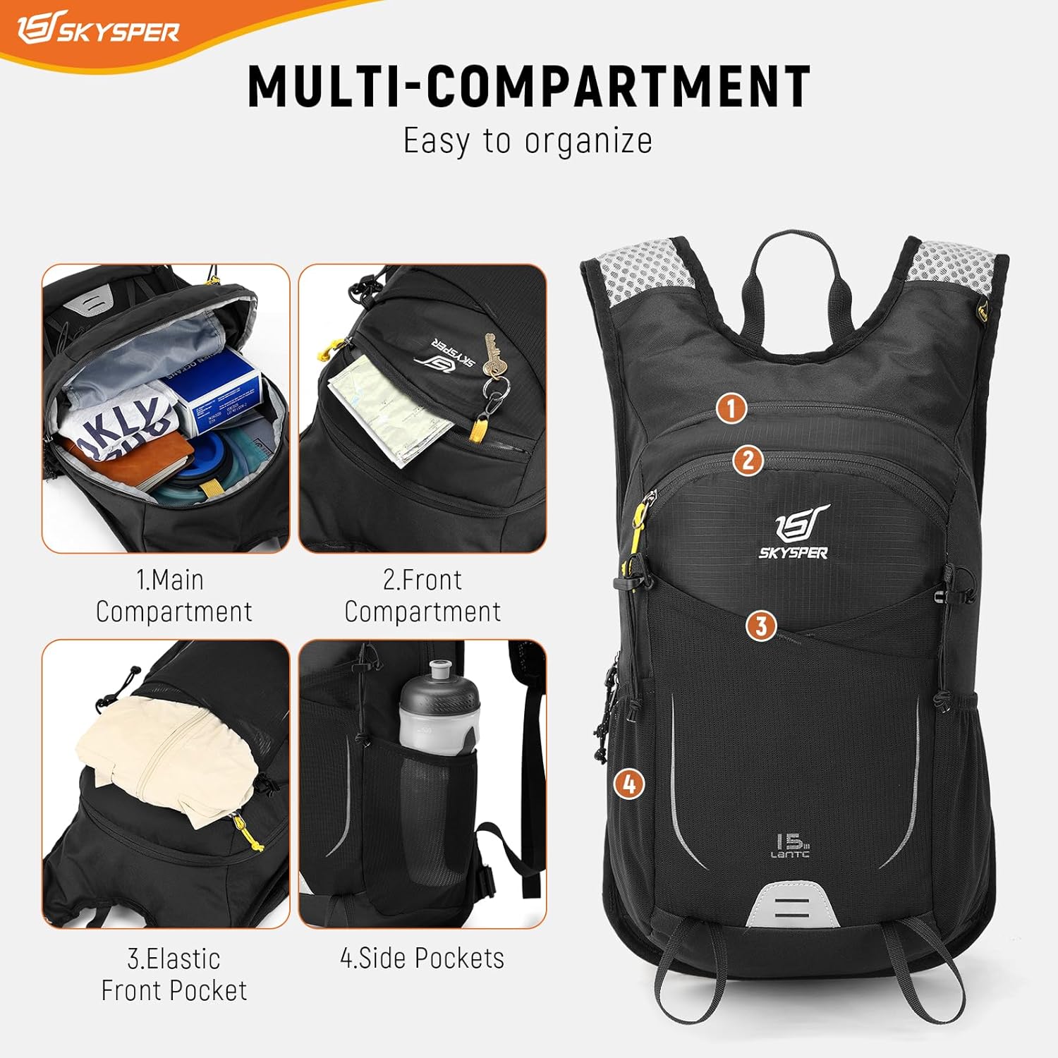 15l backpack hiking Pingora Focus Climbing & lightweight build (around 500g) Our 15L backpacks are back