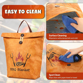 2pk BBQ Meat Resting Bag Insulated – Reusable Brisket Resting Blanket for Smoker & Grill