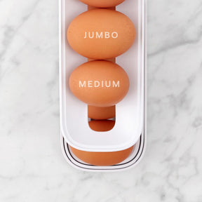 YouCopia RollDown™ Egg Dispenser – Space-Saving Rolling Egg Organizer for Refrigerator