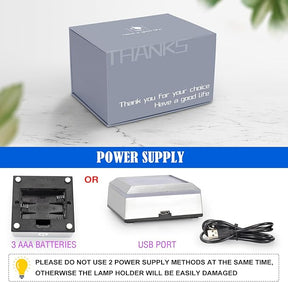 3D Galaxy Crystal Ball Night Light – Color Changing LED Lamp