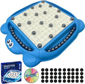 Magnetic Chess Board Game Set with 40 Magnetic Stones – Family Strategy Magnet Game