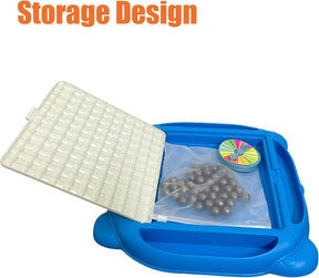 Magnetic Chess Board Game Set with 40 Magnetic Stones – Family Strategy Magnet Game