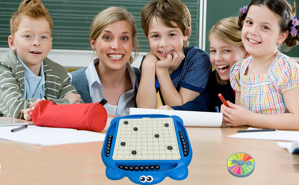 Magnetic Chess Board Game Set with 40 Magnetic Stones – Family Strategy Magnet Game