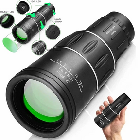 16x52 High Power Monocular Telescope – Long Range Hiking & Hunting Scope