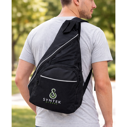Cross-Body Sling Backpack with Earbud Port & Phone Pocket