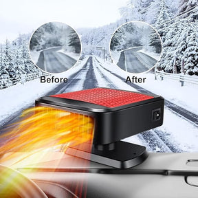 12V Car Heater & Windshield Defroster – 200W Fast Heating Fan for Defrosting, Deicing