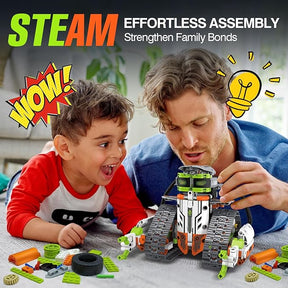 5-in-1 STEM Robot Building Kit – Remote & App Controlled