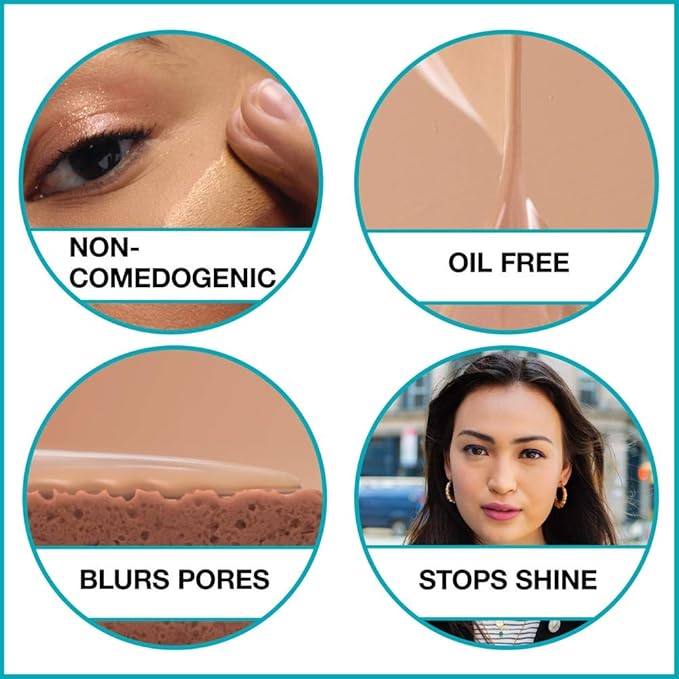 Maybelline Fit Me Matte + Poreless Foundation – Natural Ivory, 1.3 fl oz