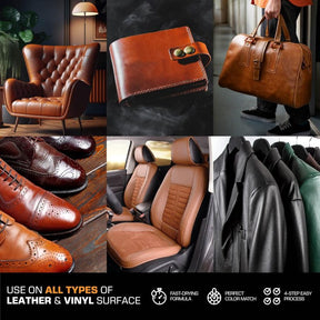 Fortivo Paintable 60ml Leather Filler – Leather Repair Gel for Tears, Holes, & Scratches