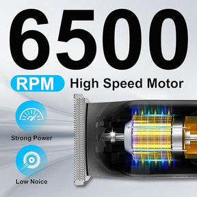 Professional Hair Clippers and Trimmers Set - Cordless Clipper Kit with LCD Display