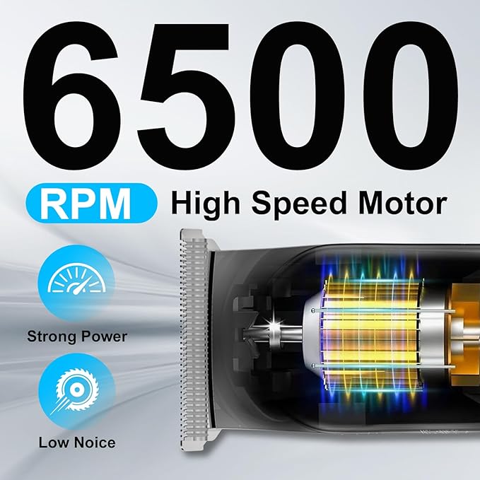 Professional Hair Clippers and Trimmers Set - Cordless Clipper Kit with LCD Display