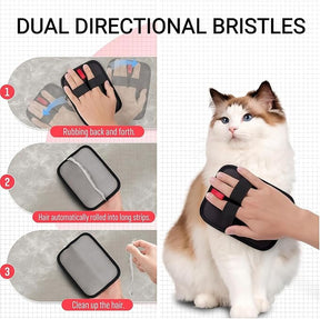 Pet Hair Removal Glove - Reusable Electrostatic Dog & Cat Hair Remover