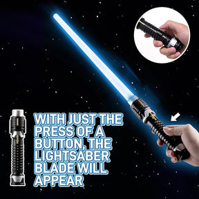 2pk Retractable Mini Lightsaber Toys with Sound, Batteries Included