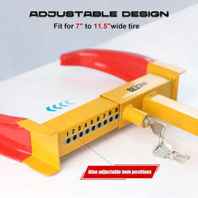 Universal Trailer Wheel Lock Clamp Anti Theft Tire Lock Heavy Duty