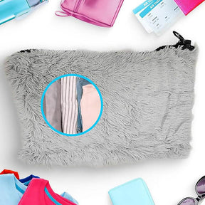 Stuffable Travel Pillow Carry On Bag – Packable Airport For Travel