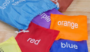 10pc Kids Color Bean Bags Set – Educational Bean Bags for Color Learning