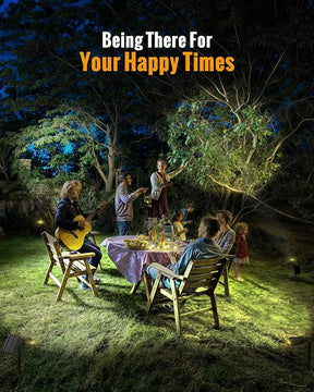 2pk Solar Outdoor Spotlights – 3 Lighting Modes, Waterproof Garden Lights