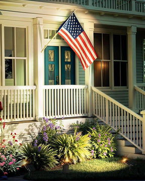 2pk Solar Outdoor Spotlights – 3 Lighting Modes, Waterproof Garden Lights