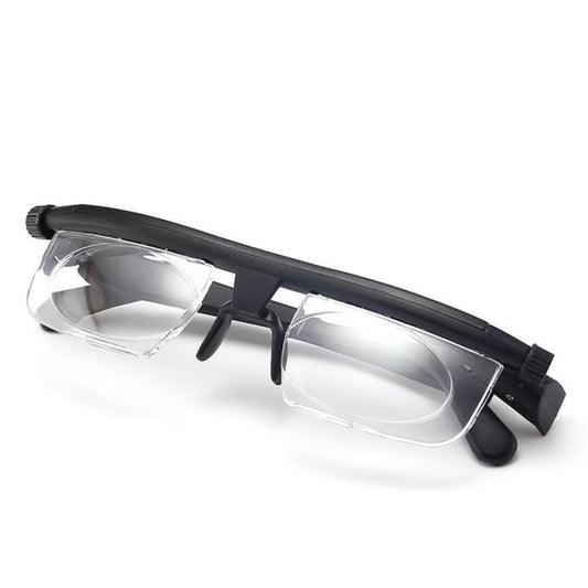 Adjustable Focus Reading Glasses – Dial Adjustable Magnification 1.0 to 3.0