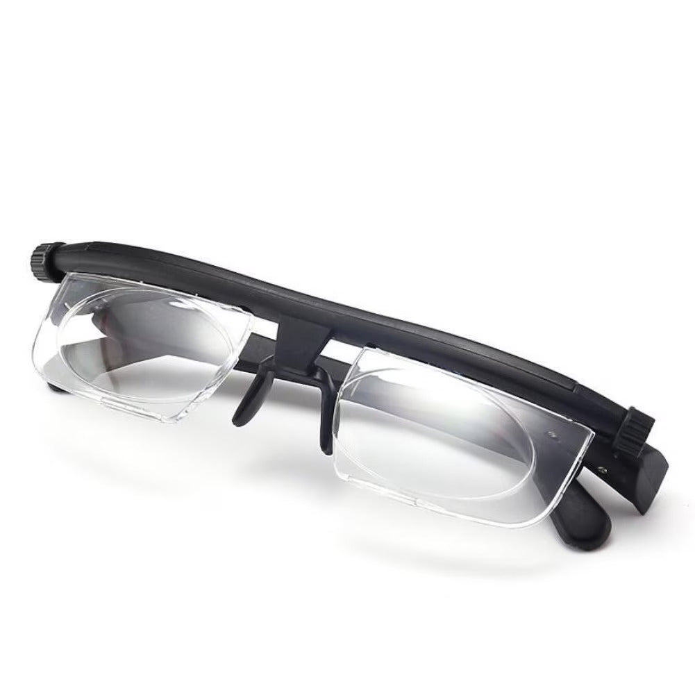 Adjustable Focus Reading Glasses – Dial Adjustable Magnification 1.0 to 3.0