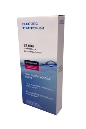 Electric Toothbrush with 4 Replacement Heads, 6 Cleaning Modes & Timer