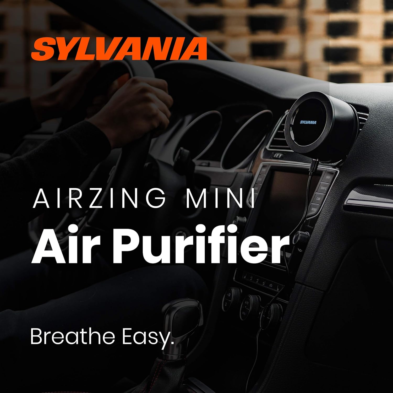 Airzing Mini Air Purifier – Portable UV Air Ionizer, USB-C Powered