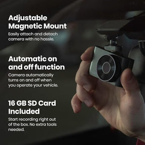 Roadsight Basic Dash Camera 110° Wide Angle – HD 720p, 32GB Card Included