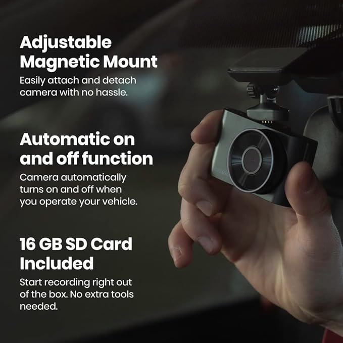 Roadsight Basic Dash Camera 110° Wide Angle – HD 720p, 32GB Card Included