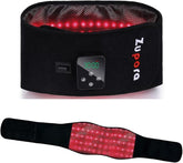 Red Light Therapy Belt with Heat & Vibration Massage – USB Rechargeable Waist Massager