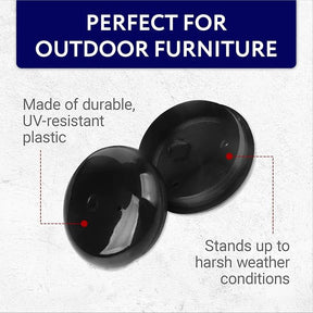 32pk Patio Chair Leg Caps 1.5″ – Outdoor Furniture Feet Protectors