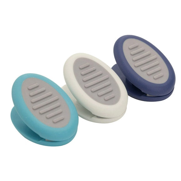 3pk Heavy Duty Bag Clip – Rubber Grip Food Storage Clips