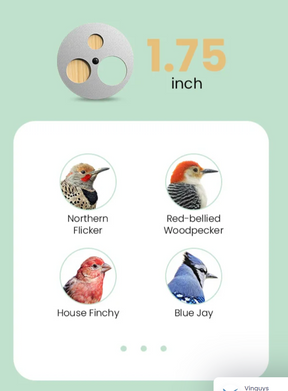 Adjustable Birdhouse with Rotating Entrance – Wooden Outdoor Nest Box with Easy Clean Side Door
