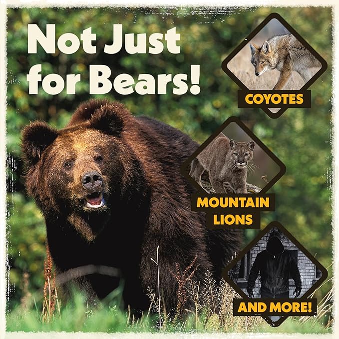 2pk Bear Horn Blaster for Hiking – Loud 112dB Air Horn Bear Deterrent with 1/2 Mile Range