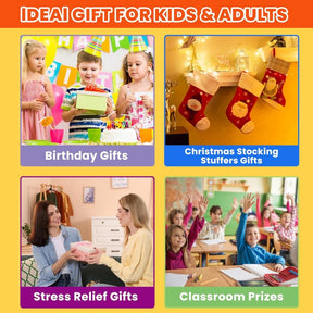 6pk Textured Slap Bracelets – Sensory Wristbands for Anxiety Relief