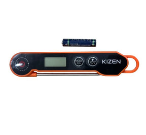 Kizen Digital Waterproof Instant Read Meat Thermometer with Battery Included