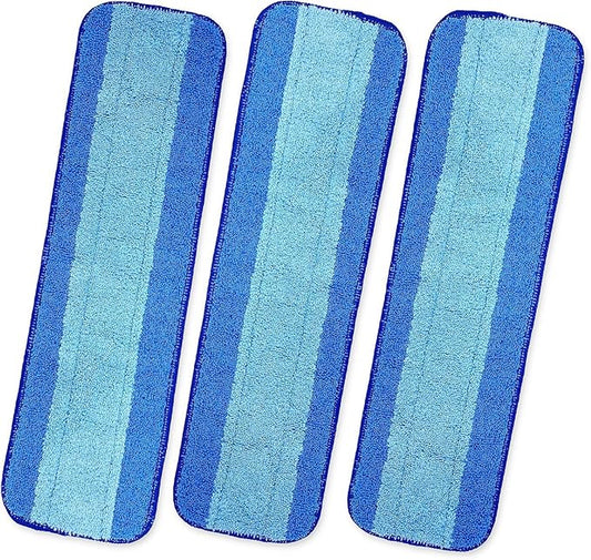 3pk Microfiber Mop Pads for Bona Hardwood Floor Mop Replacement