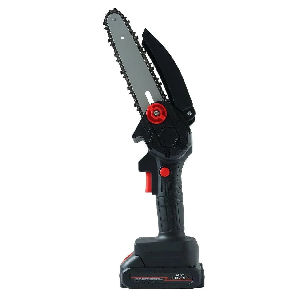 21V Cordless Mini Chainsaw – 6" Portable Handheld Electric Pruning Saw