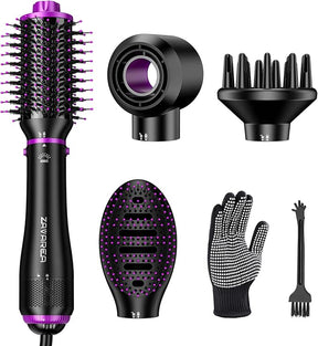 4-in-1 Ionic Hair Dryer Brush & Professional Styling Set