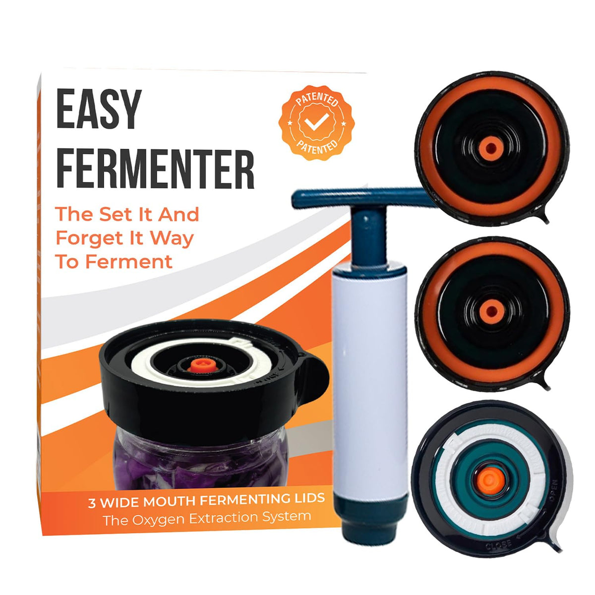 3 PC Easy Fermenter Fermentation Kit for Mason Jars