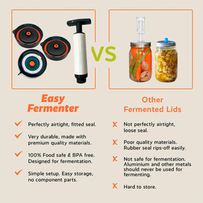 3 PC Easy Fermenter Fermentation Kit for Mason Jars