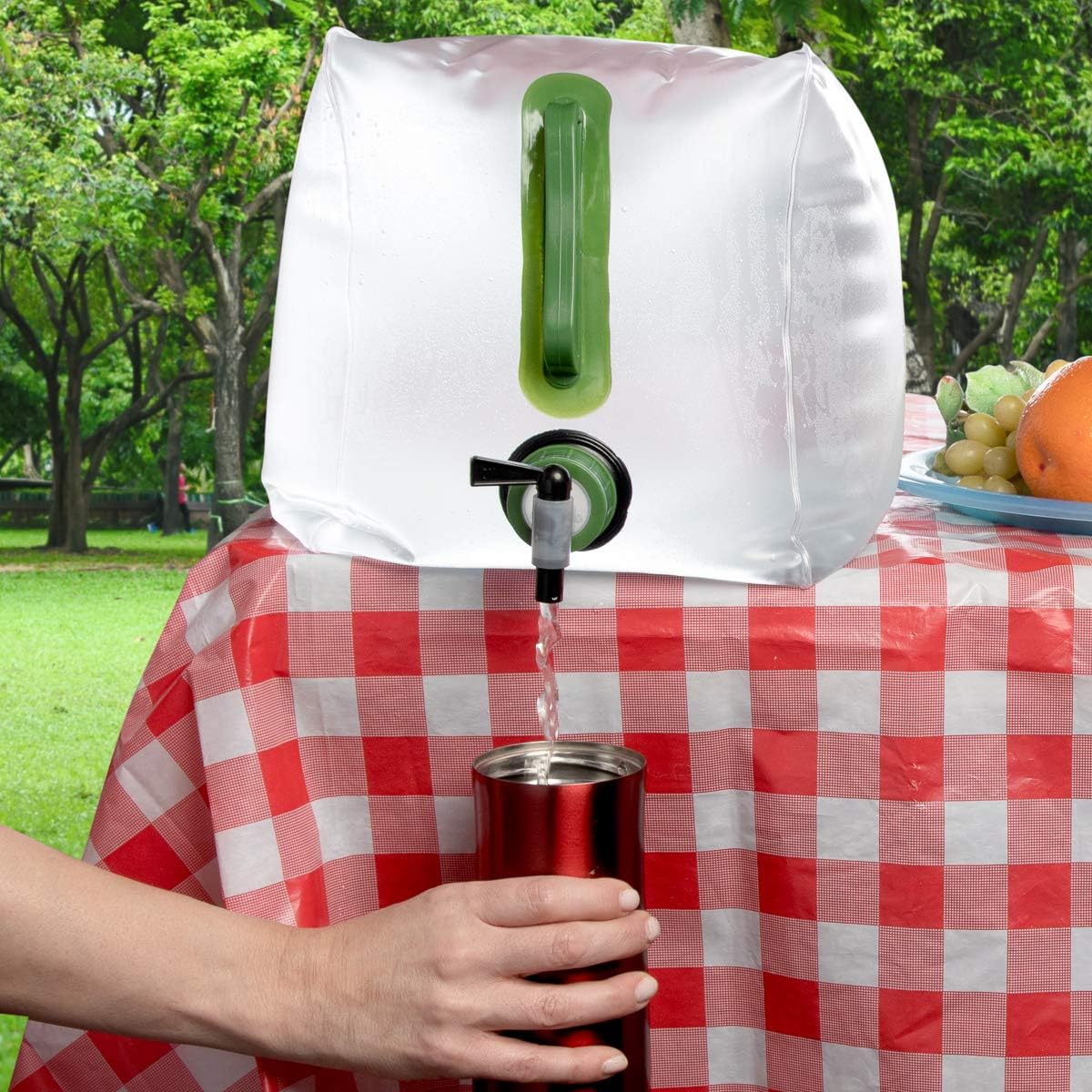 Outdoorsman 20L Collapsible Water Carrier with Spigot – BPA-Free Camping Water Jug
