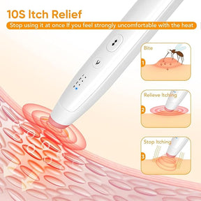 Rechargeable Electric Bite Relief Pen – Instant Heat Therapy for Insect Bites & Stings