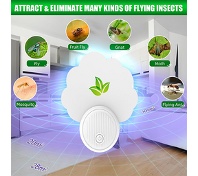 BuzzZapper Sticky UV Indoor Fly & Insect Trap – Includes 6 Adhesive Refill Sheets
