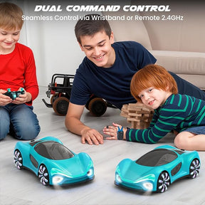 Gesture Sensing 360° Omni-Directional Stunt RC Car – Dual Control with Mist Spray