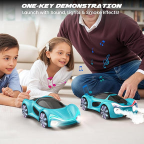 Gesture Sensing 360° Omni-Directional Stunt RC Car – Dual Control with Mist Spray