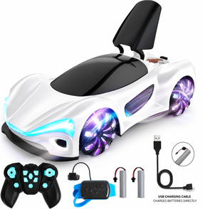 Gesture Sensing 360° Omni-Directional Stunt RC Car – Dual Control with Mist Spray