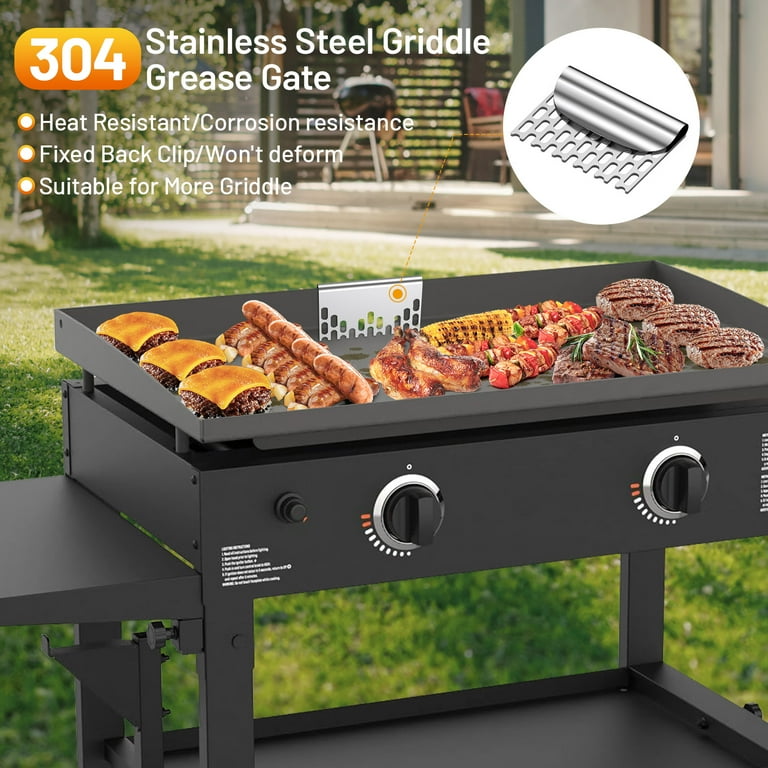 8pc Stainless Steel Griddle Tool Set - Blackstone Accessories Kit